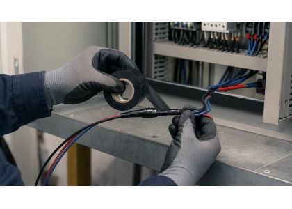 PVC Electrical Tape for Low-Voltage Wire and Cable Splices