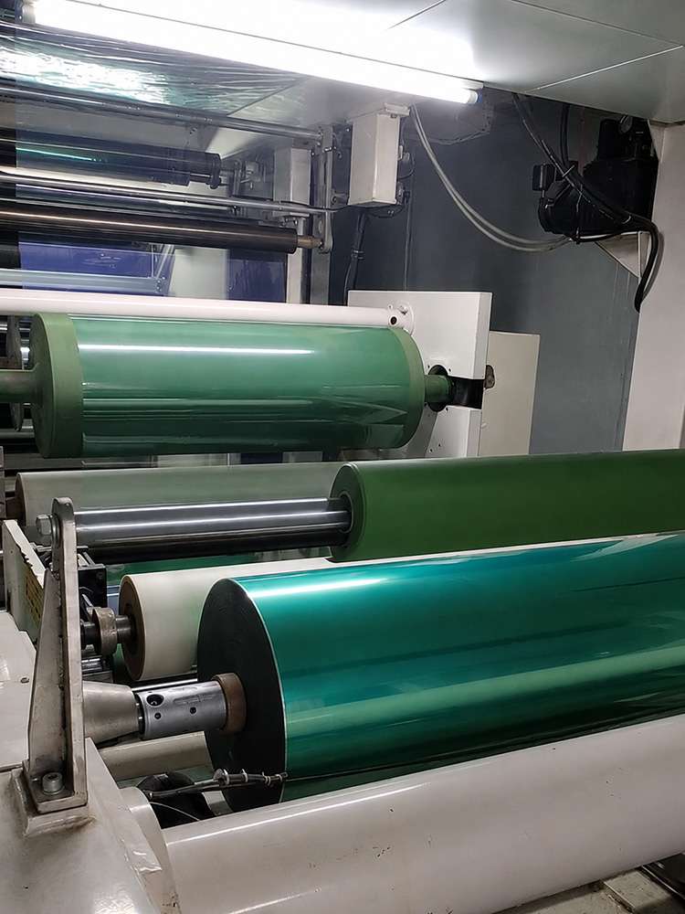 PET Silicone Tape rewinding