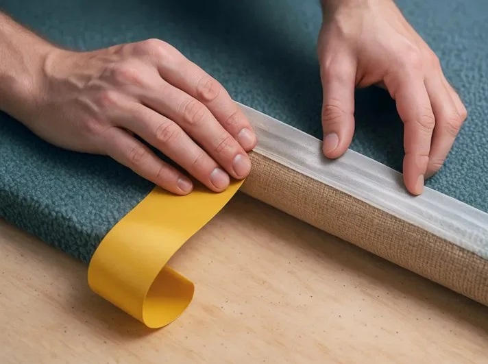 double sided tape application